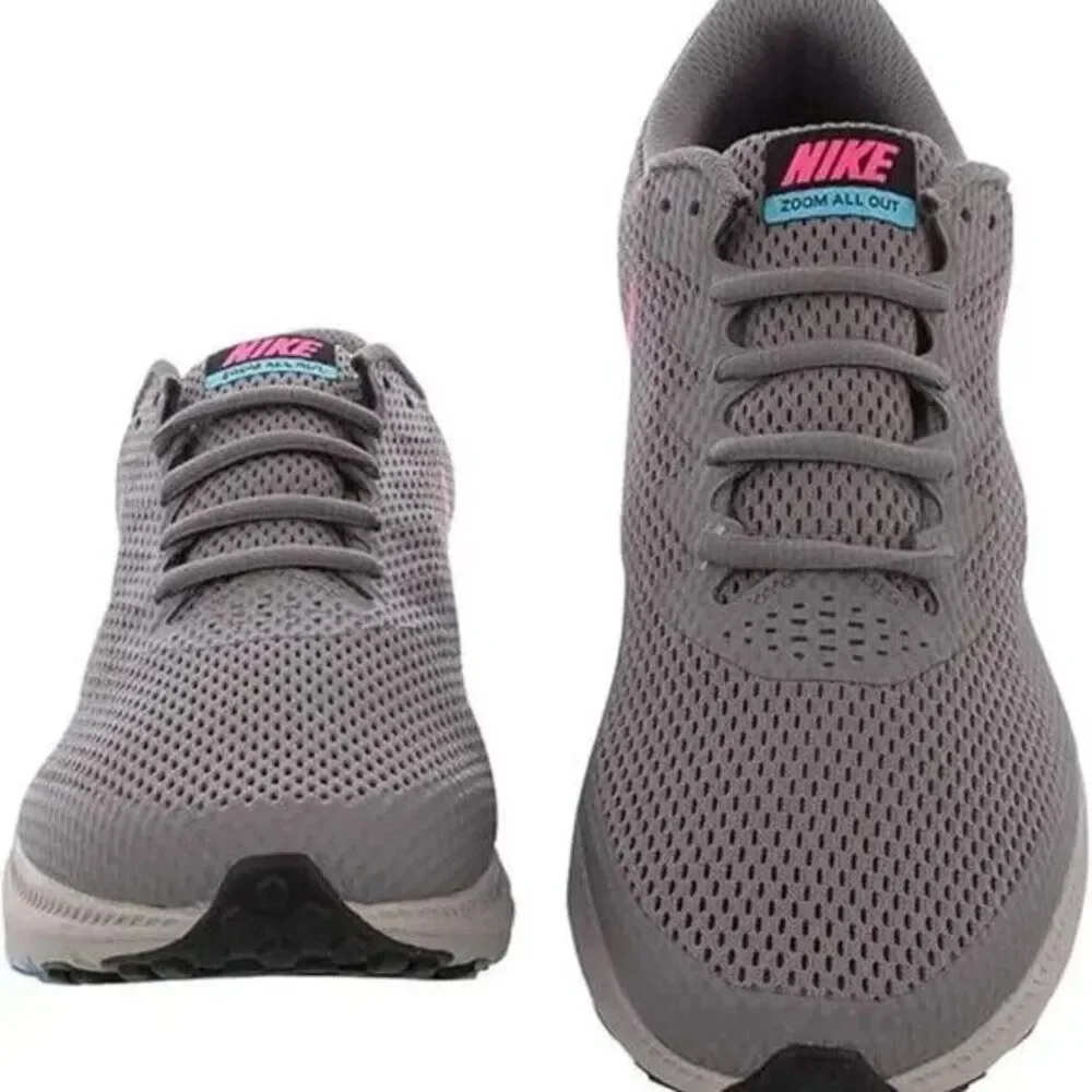 NIKE ZOOM ALL OUT LOW 2 MEN SIZE 11.5 GUNSMOKE PINK BLAST NEW COMORT RUN NIB!